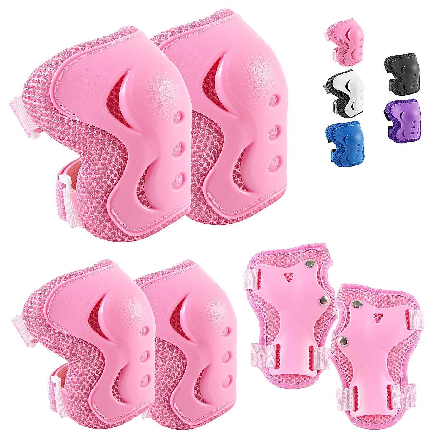 Knee Pads for Kids/Youth， 4-10 Years Protective Gear Set | Knee Pad Elbow Pads G