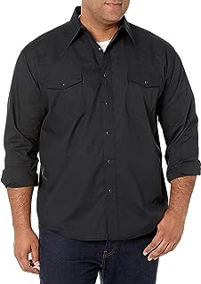 Wrangler Men's Sport Western Snap-Front Long Sleeve Shirt