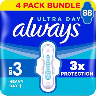 Always Ultra Sanitary Towels Day & Night Size 3 Wings 22 x 4