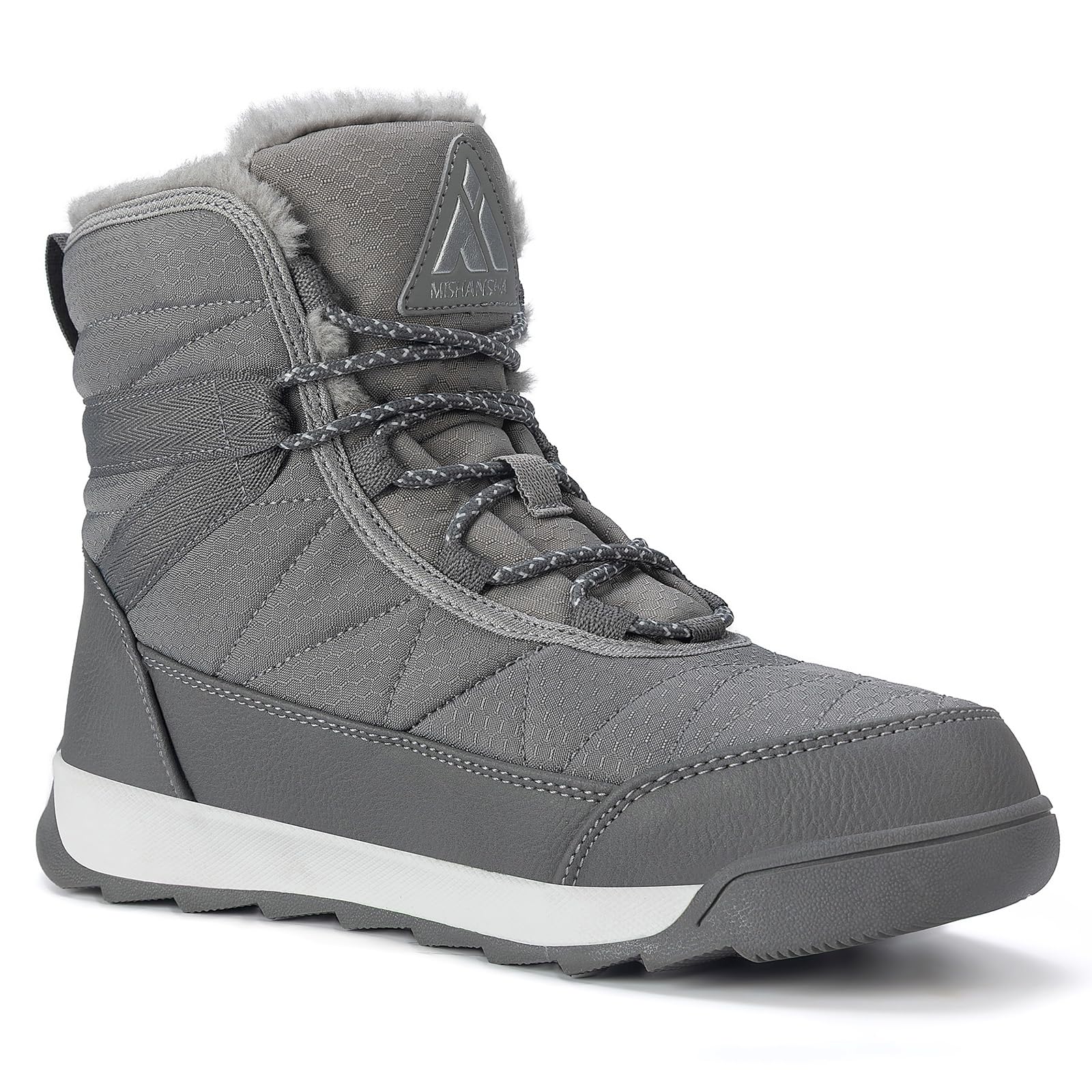 Mishansha Women's Snow Boots Warm Hiking Ankle Boots Sizes 36-42