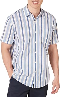 Amazon Essentials Mens Regular-Fit Short-Sleeve Poplin Shirt