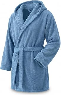 Top Towel - Elegant Bathrobe for Women and Men 100% Cotton 500 GSM - Hooded or Capless Option - Soft and Absorbent for Shower, Spa and Pool