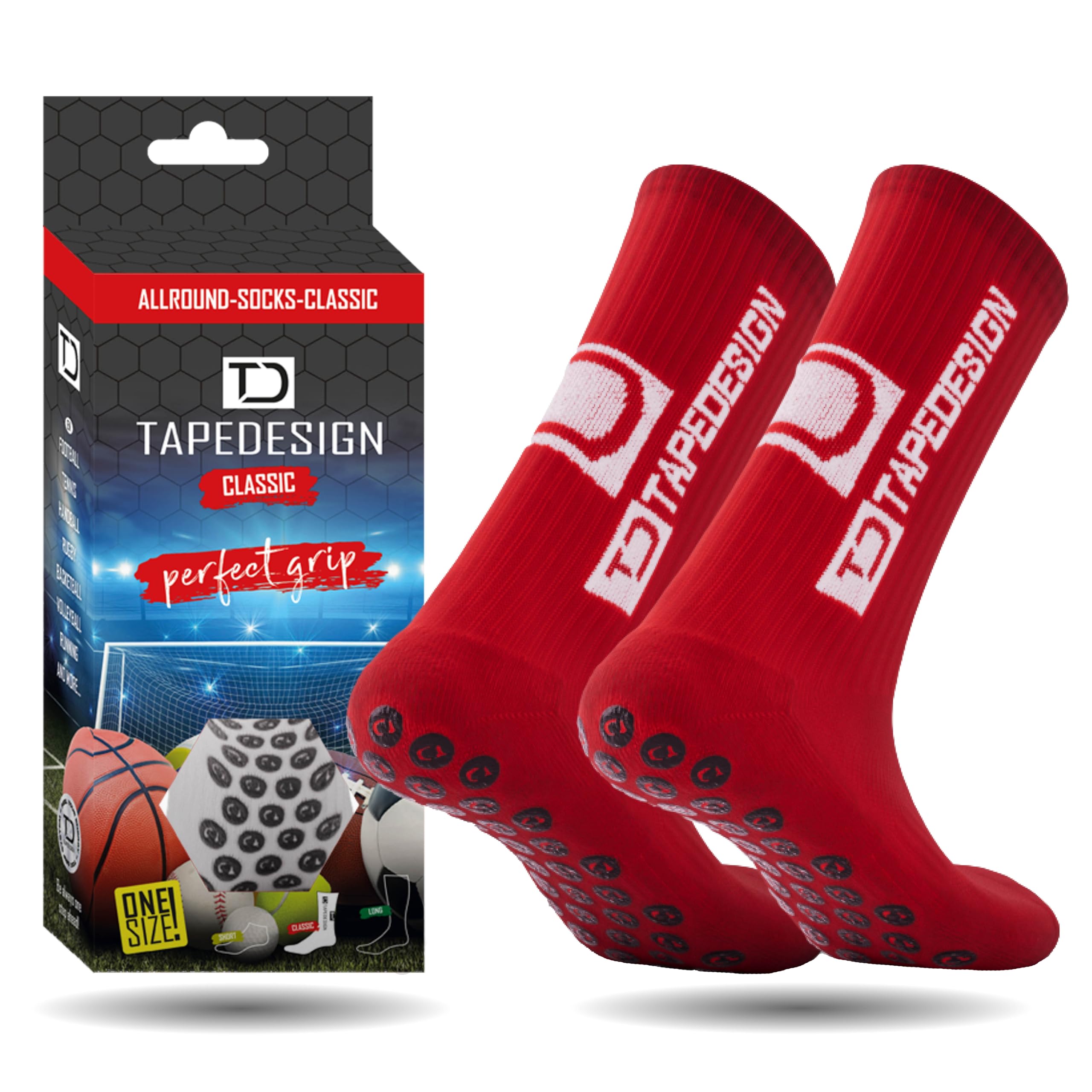 Tapedesign Allround Socks “classic” Calzini Unisex - Adulto (Pacco da 1)