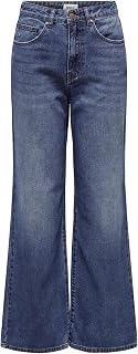 ONLY Women's Onlhope Ex Hw Wide DNM DNM Guabox Jean Pants