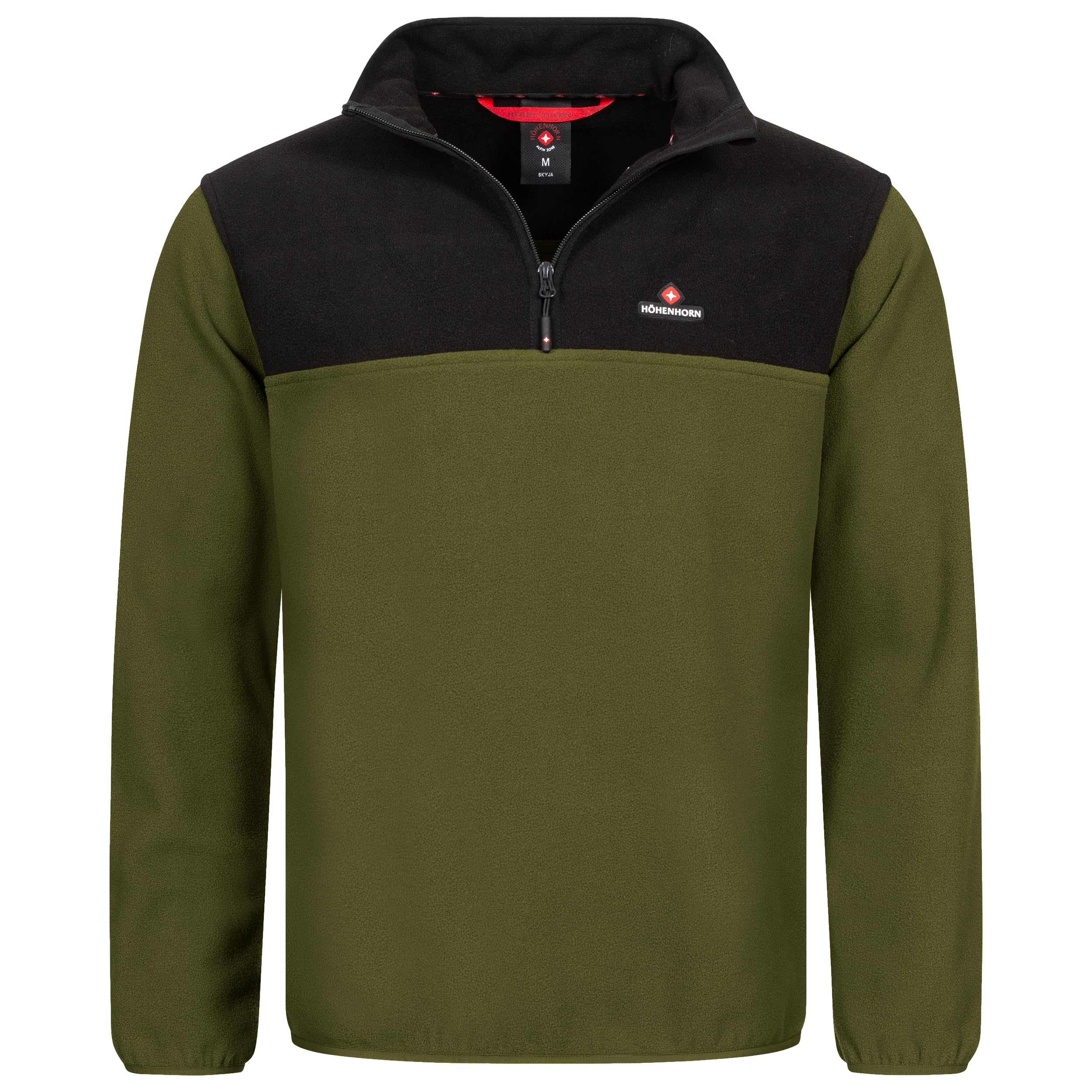 Höhenhorn Skyja Men’s Fleece Pullover Sweatshirt, Half Zip Fleece Jumper