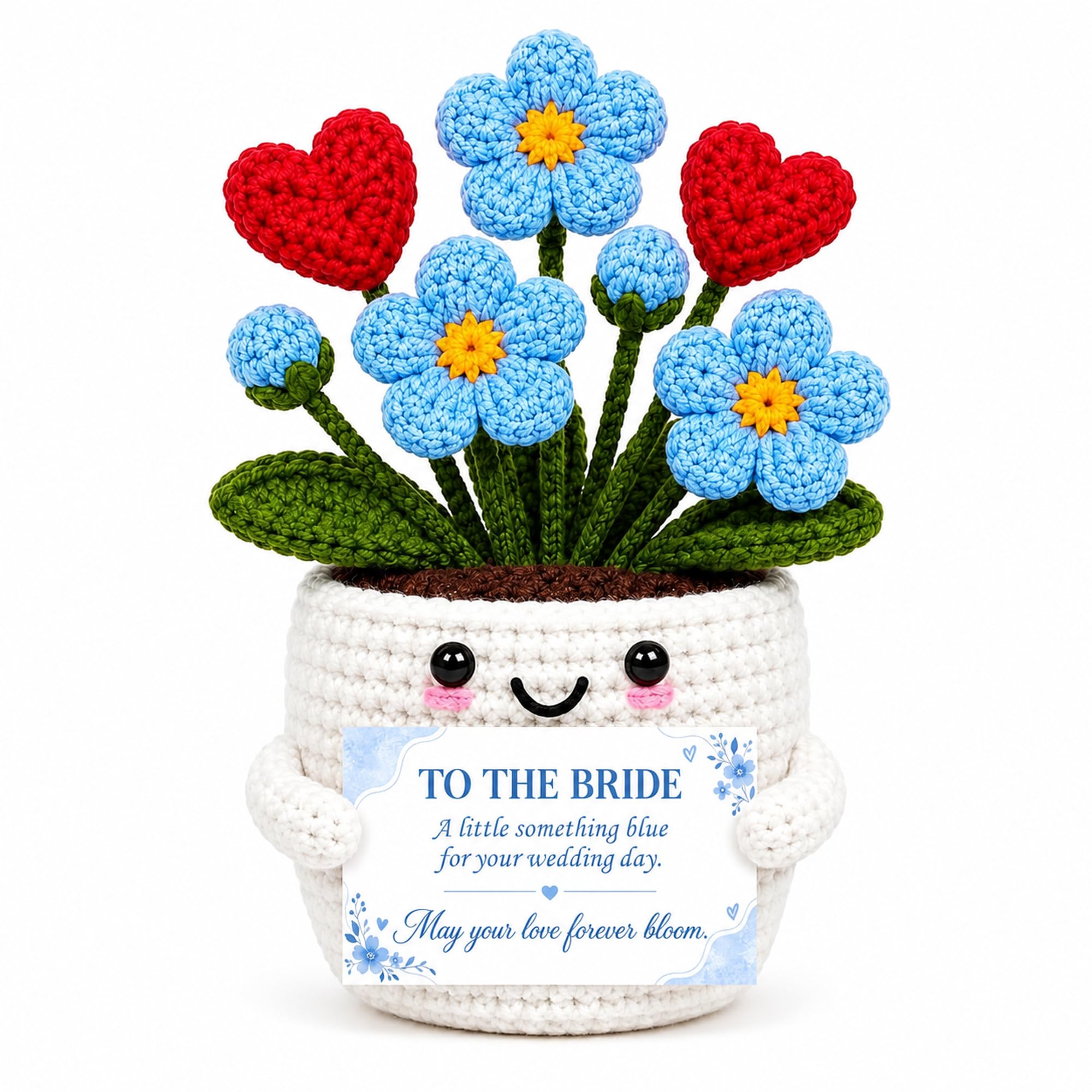 Something Blue for Bride Gifts for Bride to Be Wedding Gifts Crochet Flower | So