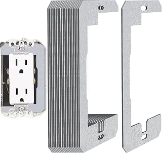 10 Pcs Wall Plate Spacer, Flush-Fit Leveling Tool for Outlet Repair，10 Flush-Fit Design, Quick Install Support, Sturdy Thin Build, Lightweight & Steady, Cleaner Wall Finish, Fast Tidy Setup