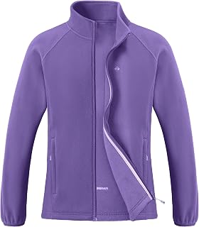 Pioneer Camp Women's Fleece Jacket Lightweight Zip Up Collar Warm Jacket Winter Warm Jacket with Pockets