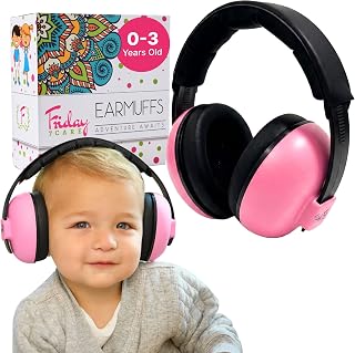 Friday 7Care Baby Headphones - Baby Ear Protection, Noise Cancelling Headphones with Adjustable Headband for Ages 0-3 Years