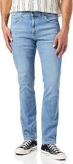 Wrangler - Men's Jeans - Straight Fit Regular - Greensboro - Light Blue Fade