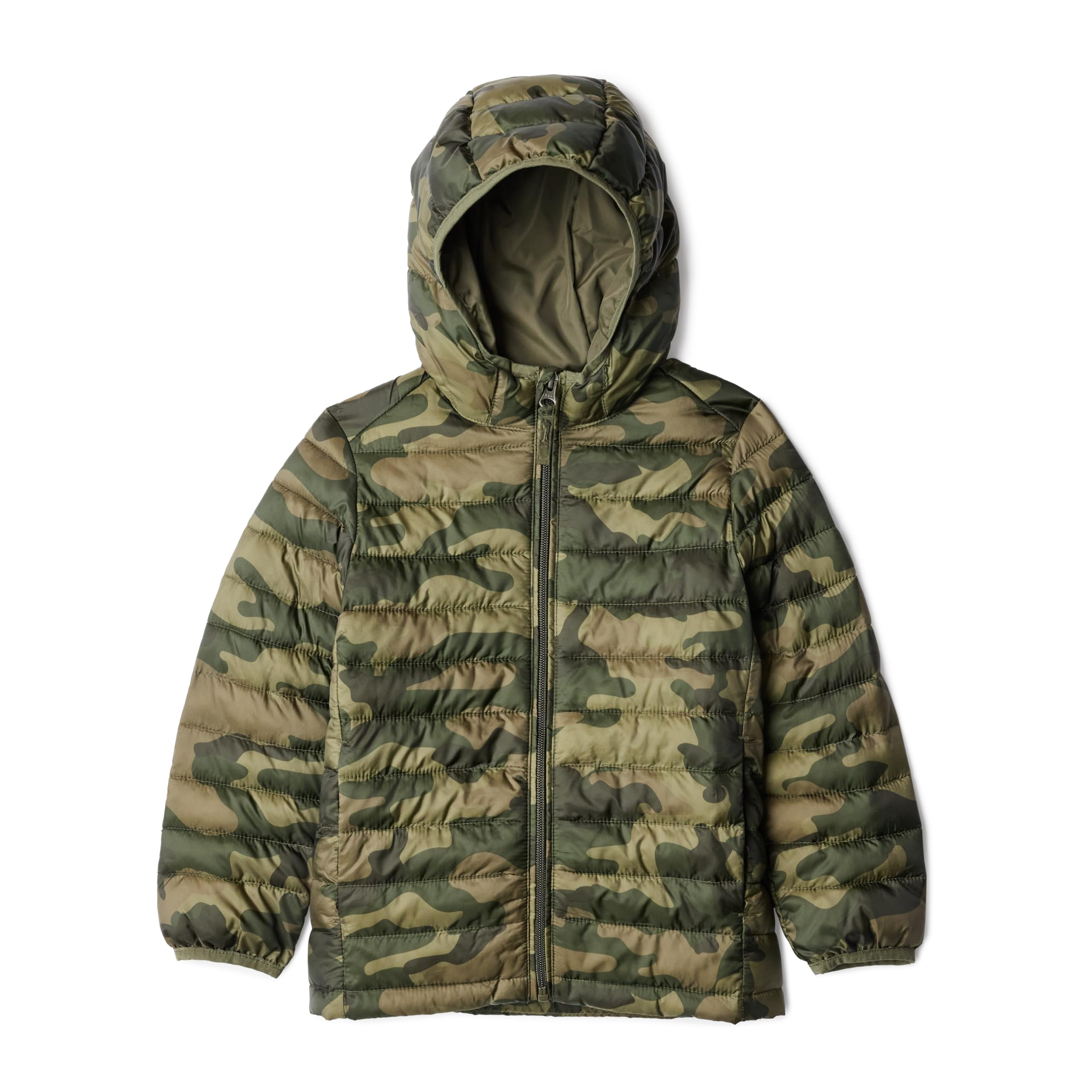 Amazon Essentials Kids Padded Jacket with Hood, Foldable, Lightweight and Rain R