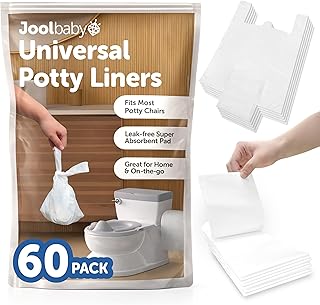 Disposable Potty Liners – Universal Fit for Potty Chairs, Super-Absorbent (60 Count) – Jool Baby