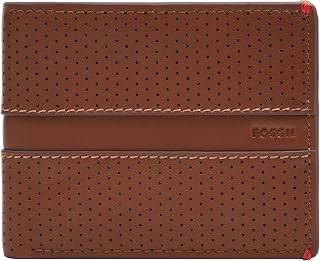 Fossil Men's Quinn Leather Bifold with Flip ID Wallet, Black, (Model: ML3644001)