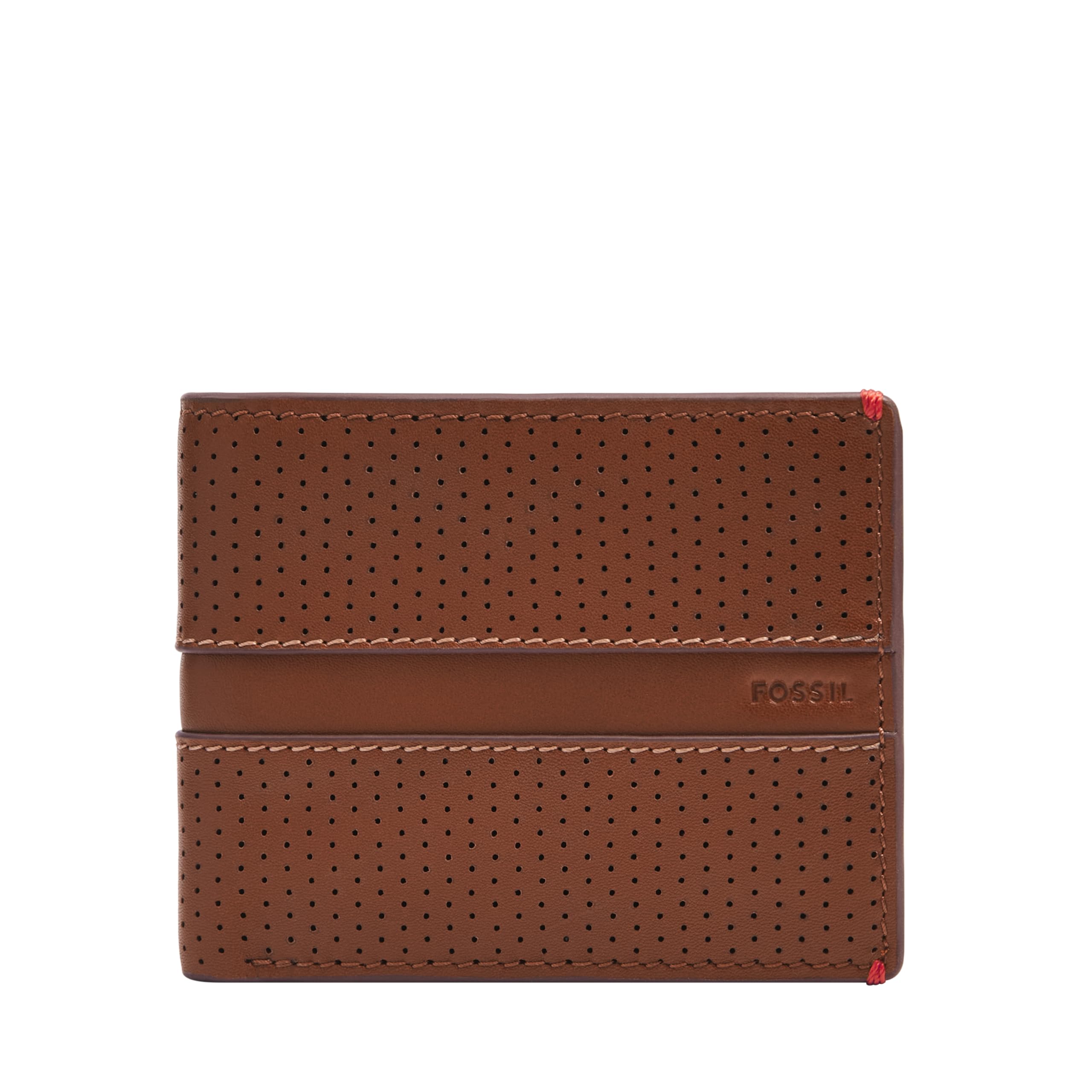 Fossil Men's Quinn Leather Bifold with Flip ID Wallet, Black, (Model: ML3644001)