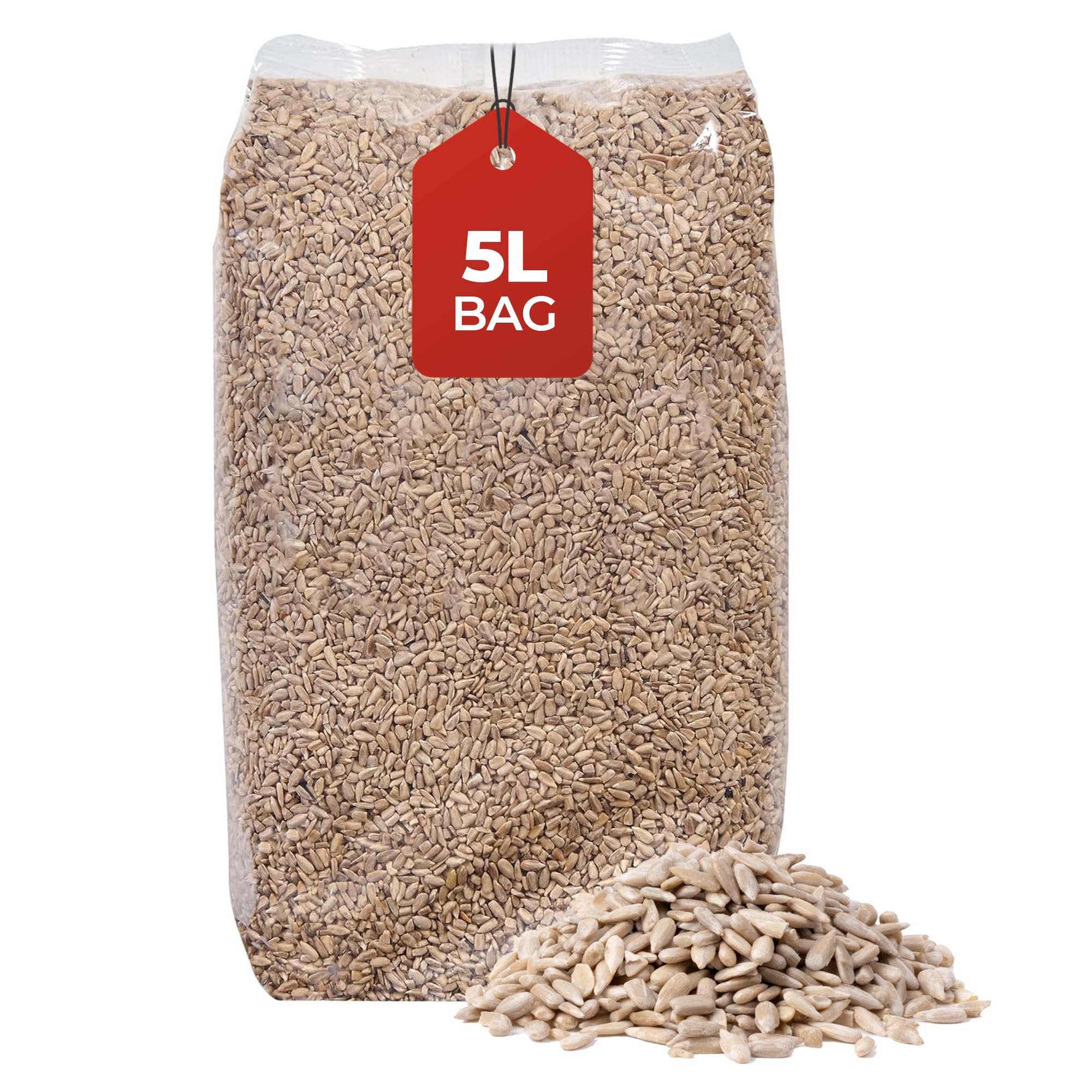 Beewarm 5L Bag, Sunflower Hearts, Bird Seed, Bird Food, Sunflower Seeds, Sunflow