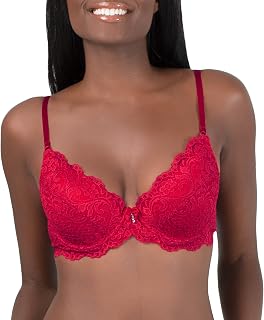 Smart & Sexy Women's Signature Lace Push Up Bra Full Coverage Bra (Pack of 1)