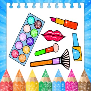 Coloring Book Glitter MakeUp