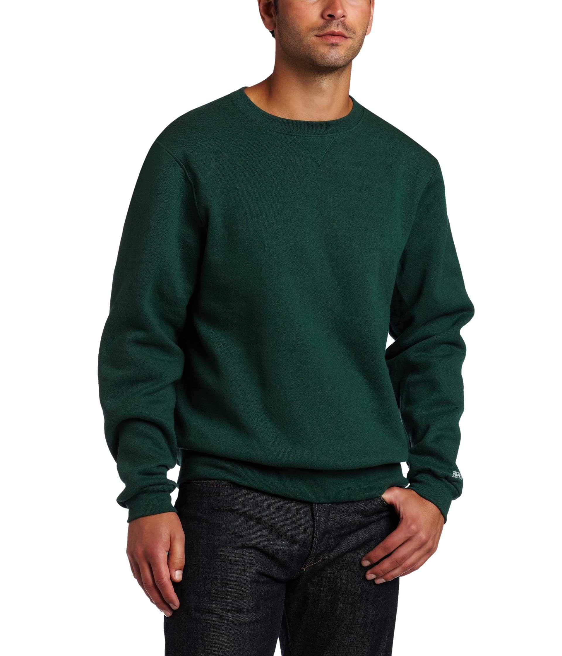 Soffe Men's Classic Midweight Fleece Crew Sweatshirt