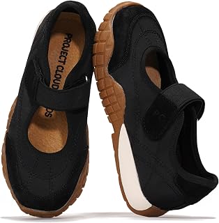 Project Cloud Scarpe da ginnastica per bambine, con soletta in memory foam, leggere Mary Jane e comode scarpe da ginnastica antiscivolo per bambini (Little Donna)