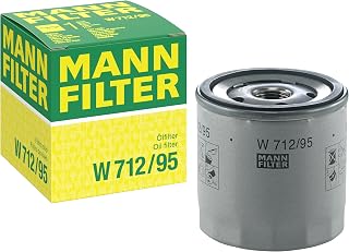 MANN-FILTER, W 712/95 Oil Filter | For Passenger Cars, Highest Filtration Performance, Engine Protection, High Quality Sealing, True OE Engineering