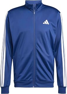 adidas Men's 3 Stripes Tricot Regular Track Top