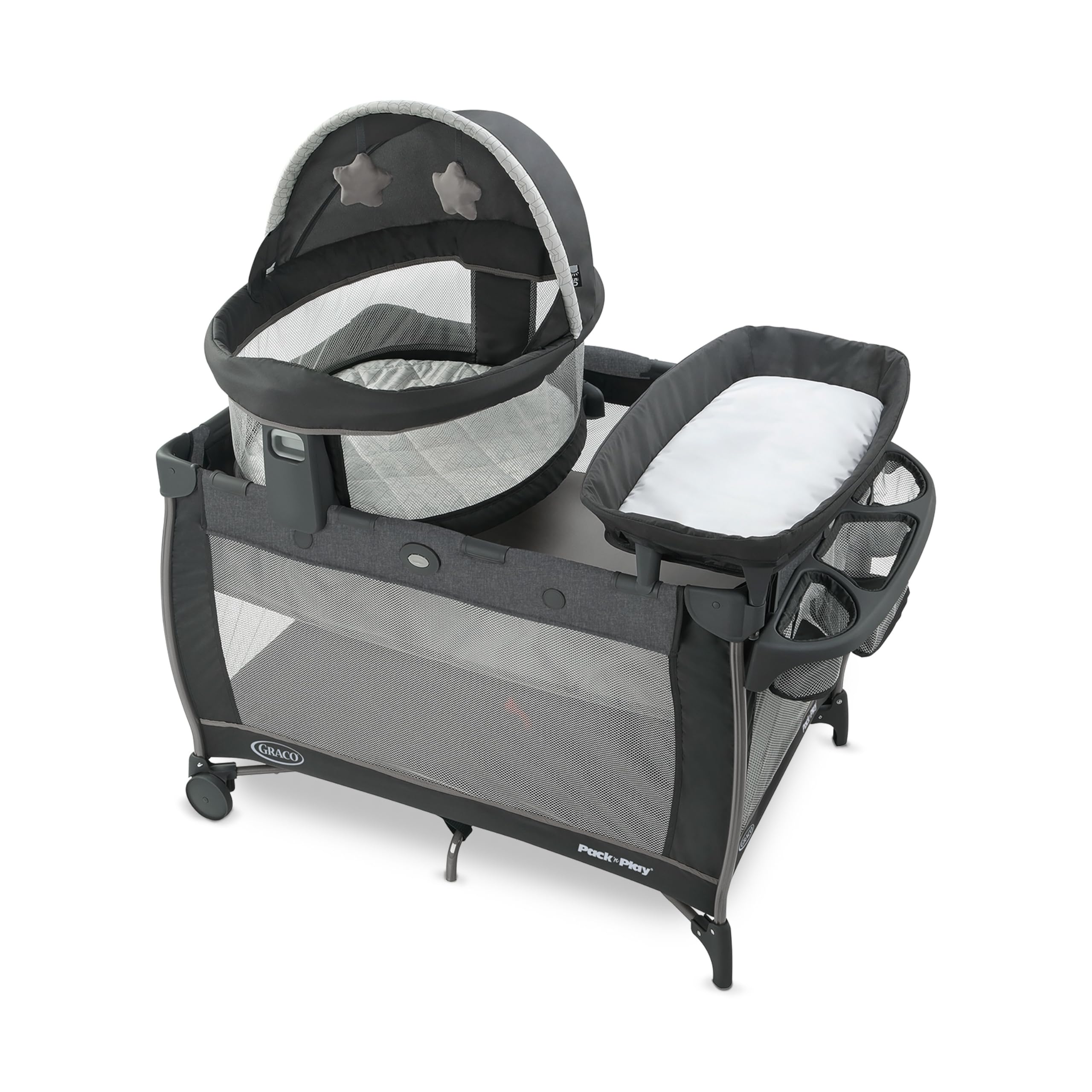 Graco Travel Dome LX Pack 'n Play Playard, Redmond | 5 Modes: Elevated &amp
