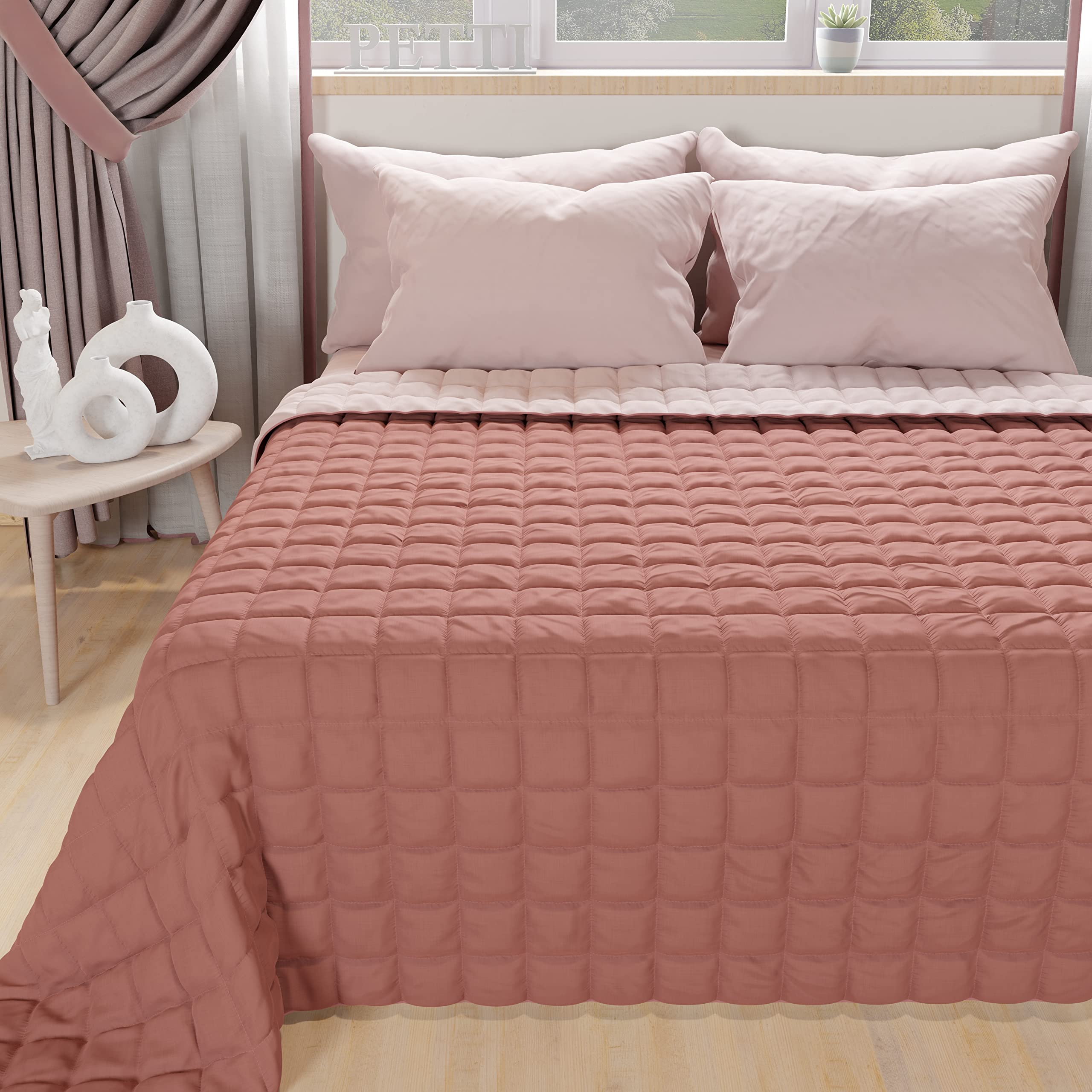 PETTI Artigiani Italiani - Queen Size Quilt, Double Bed Quilt, Double Sided Quil