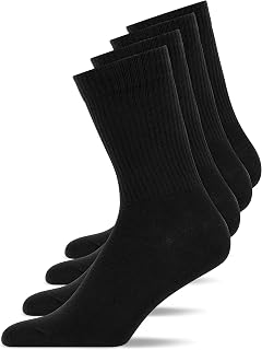 Snocks Tennis Socks for Men & Women Made of Organic Cotton, 2-4 Pairs