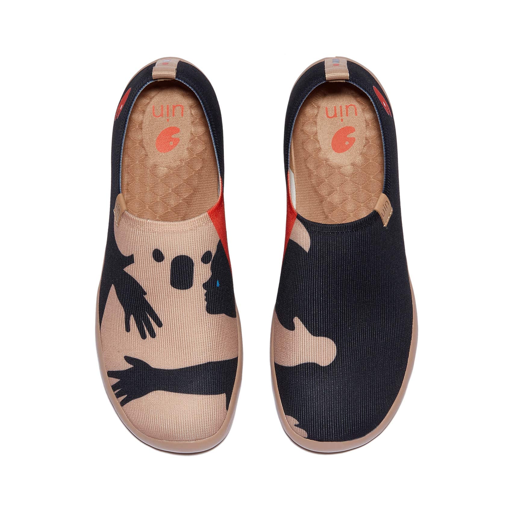 UIN Comfortable Unisex Art Praying Microfiber Praying Breathable PU Sole