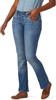 Riders Womens Pull on Waist Smoother Boot Cut Jean