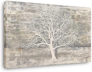 Yihui Arts Abstract Trees Canvas Wall Art Large Modern Framed Canvas Wall Art Ready to Hang for Home Office Wall Decor Boho Textured