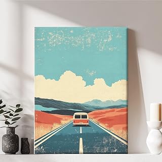 Framed Canvas Prints Modern Ready to Hang Home Decor Landscape Wall Decor Wall Art Poster for Living Room Bedroom Bathroom Gift