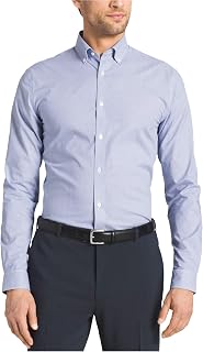 Tommy Hilfiger Men's Slim Fit Non Iron Checked Shirt - Amazon Exclusive