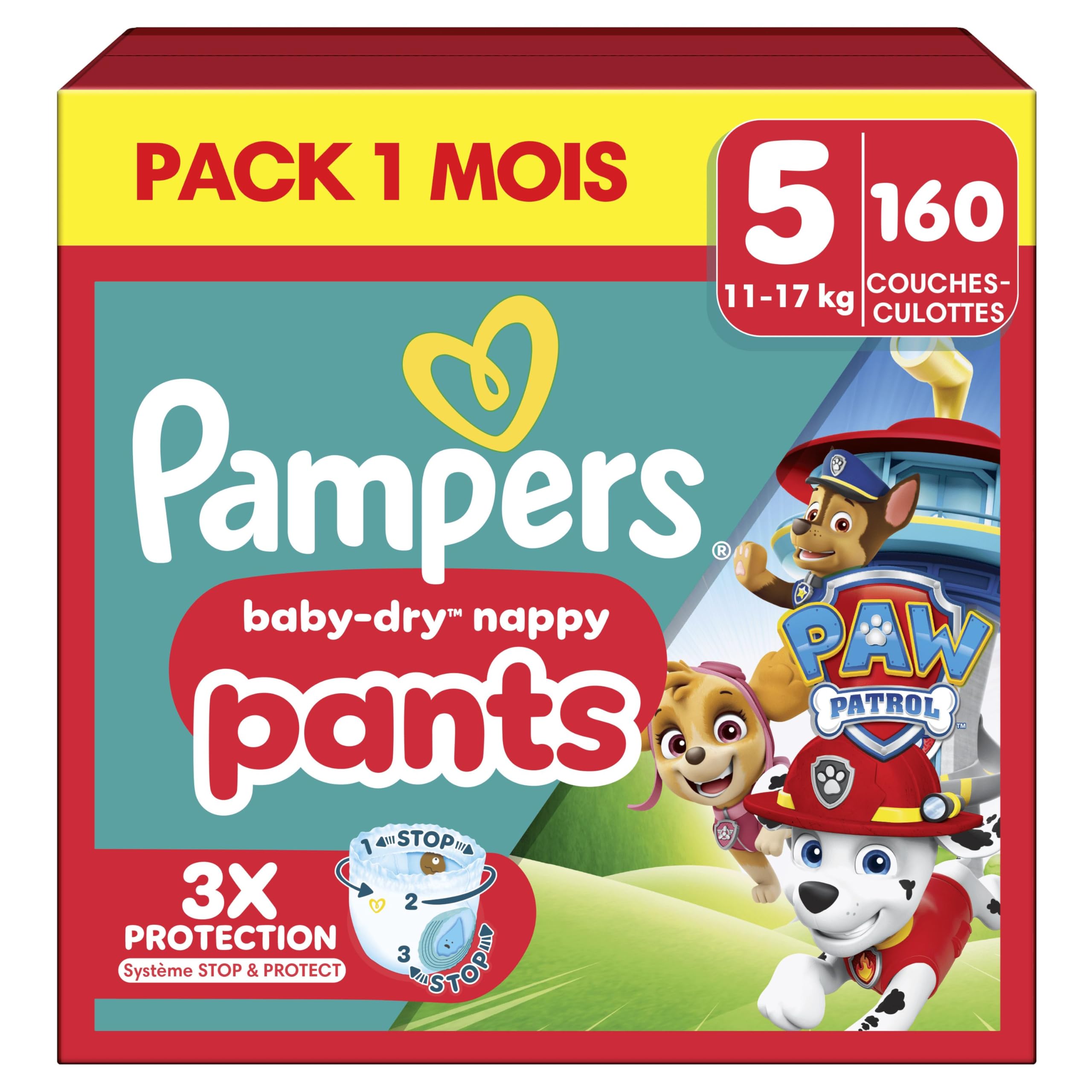 Pampers Baby-Dry Pants Paw Patrol Size 5 x 160 cm