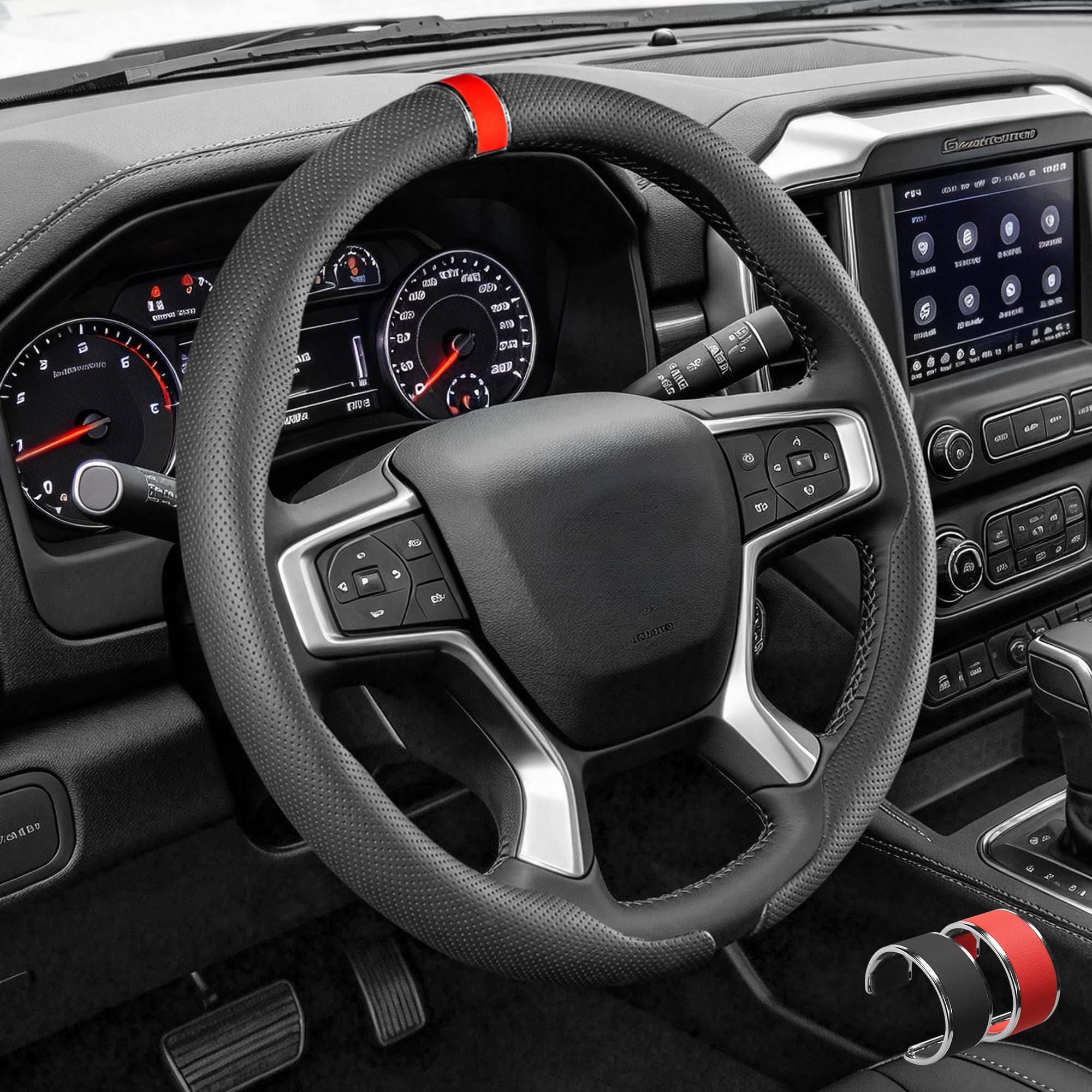 Car Steering Wheel Cover for Chevrolet Specialized Anti-Slip Grip