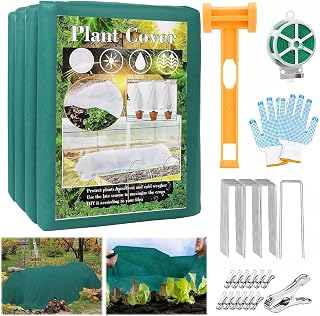 Plant Covers Freeze Protection - Frost Cloth & Floating Row Cover | 10X30Ft Frost Covers for Outdoor Plants, Row Covers for Garden, Non-Woven Plant Blanket for Cold Weather, Snow & Winter