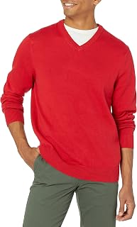 Amazon Essentials Men's V-Neck Pullover (Available in Big and Tall Sizes)