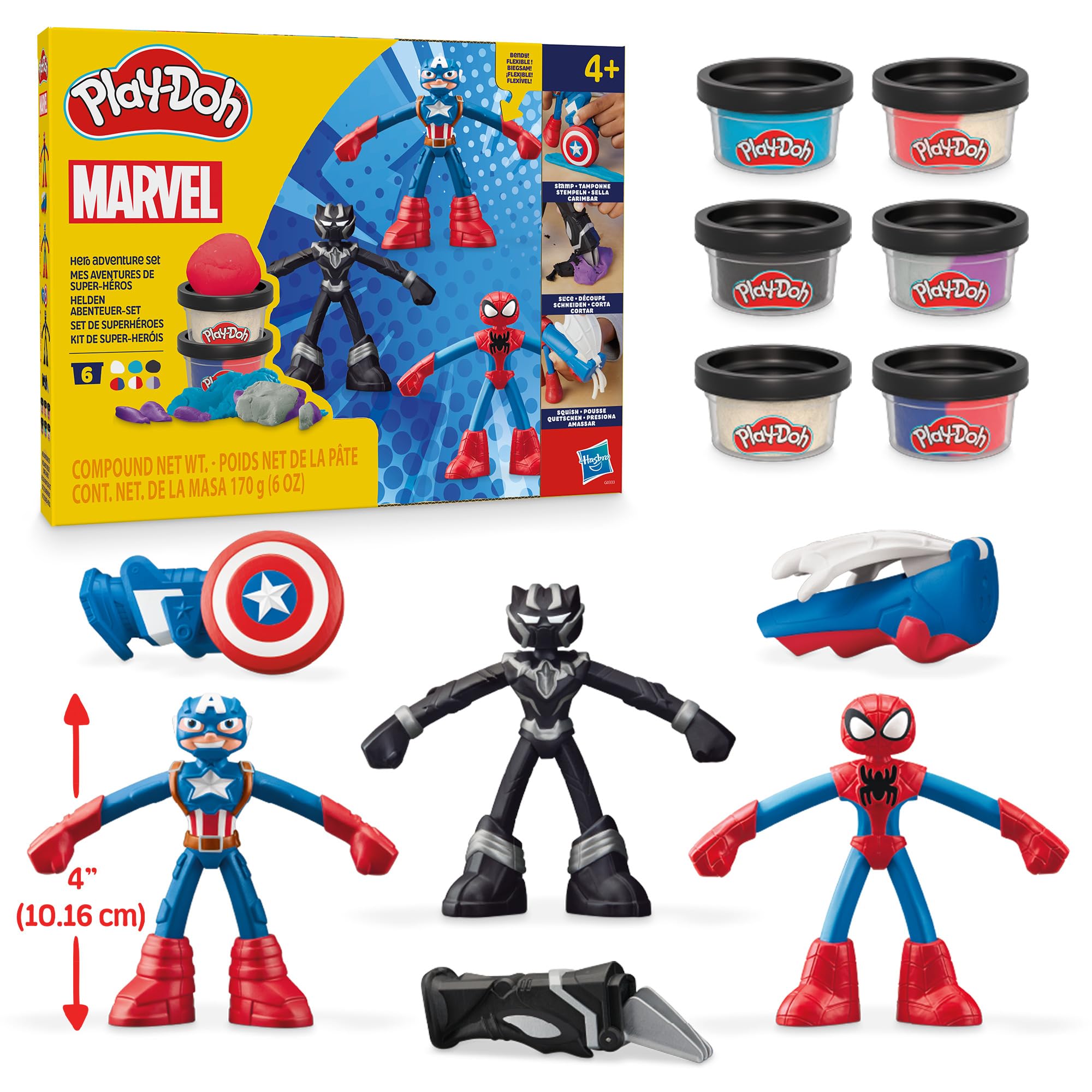 Play-Doh Marvel Hero Adventure Action Figure Playset