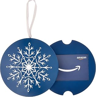 Amazon.ca Gift Card for any amount in a Snowflake Ornament Tin