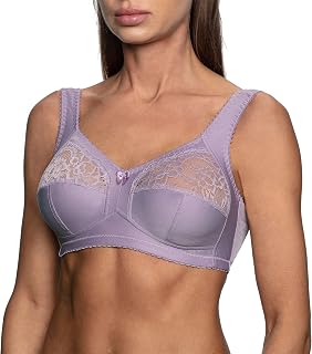 frugue Women's Plus Size Non-Wired Minimizer Sleep Bra