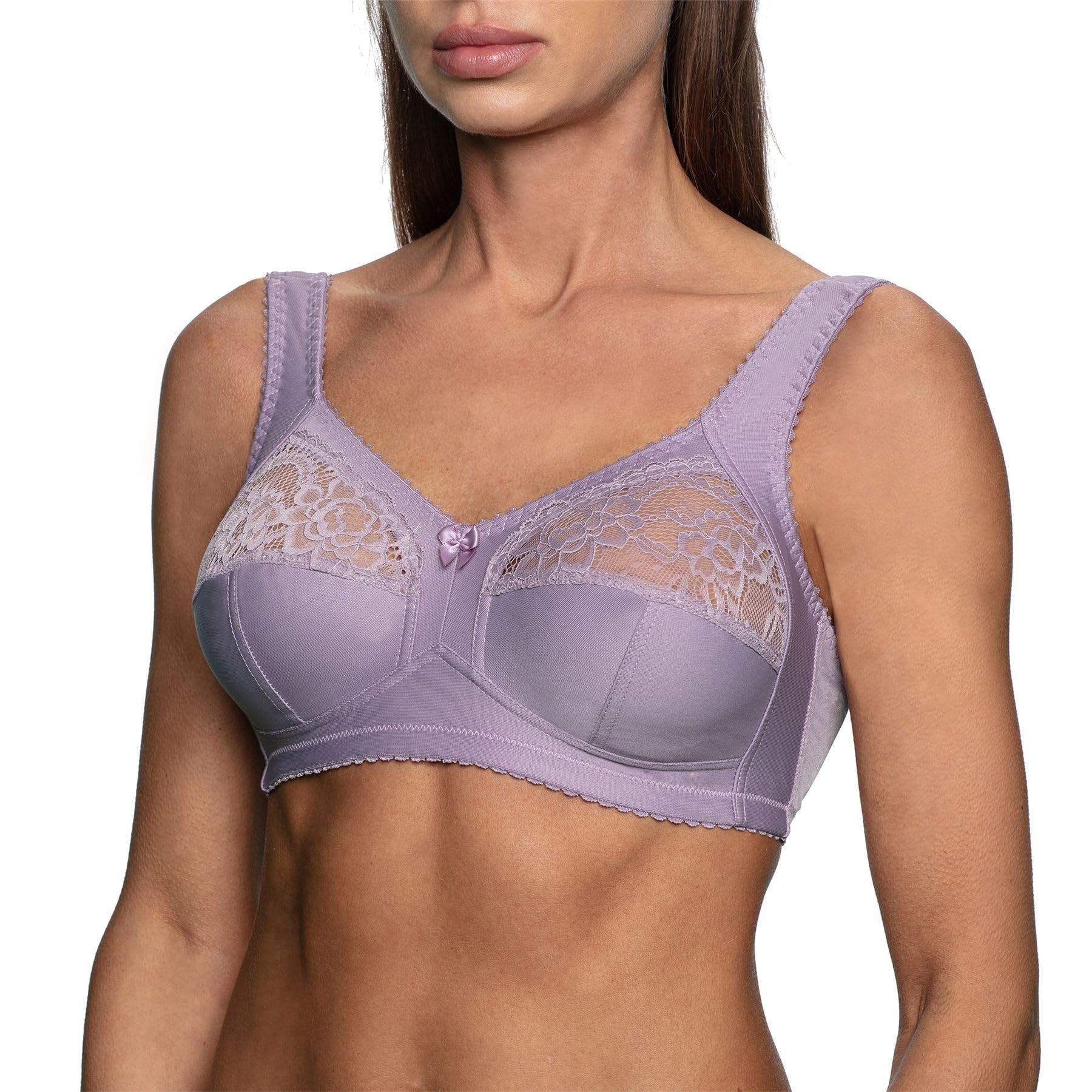 frugue Women's Plus Size Non-Wired Minimizer Sleep Bra