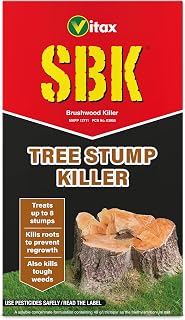 SBK Tree Stump Killer, Treats Up to 8 Stumps, Kills Roots, Easy To Use - 250ML