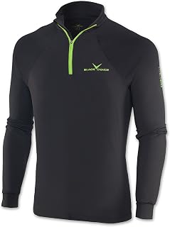 Black Crevice, BCR1120 Men's Functional Long Sleeve Top Turtleneck Winter Sports