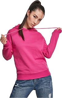 Urban Classics Ladies Hoodie Women's Hooded Sweatshirt Black Regular