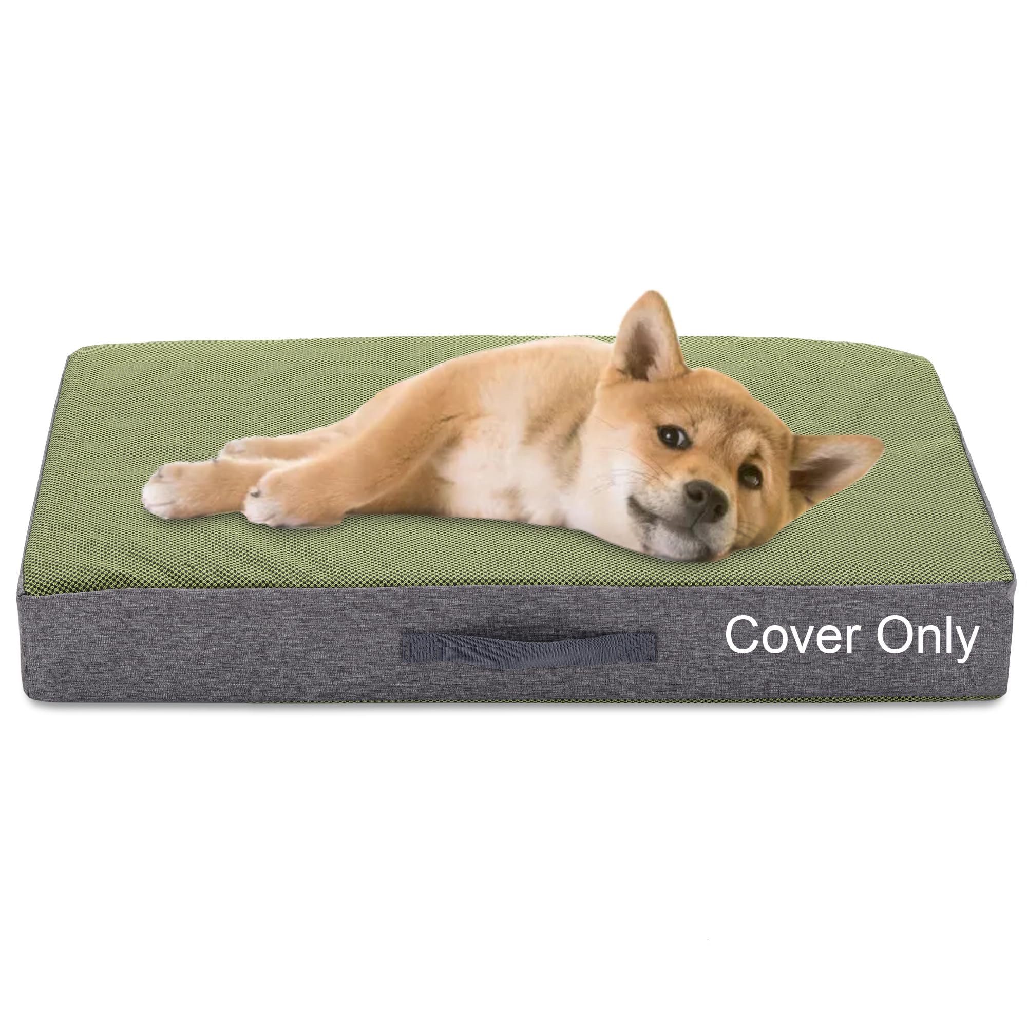 Leberna Waterproof Dog Bed Cover (Green, Large(44" L × 32" W × 4" H))