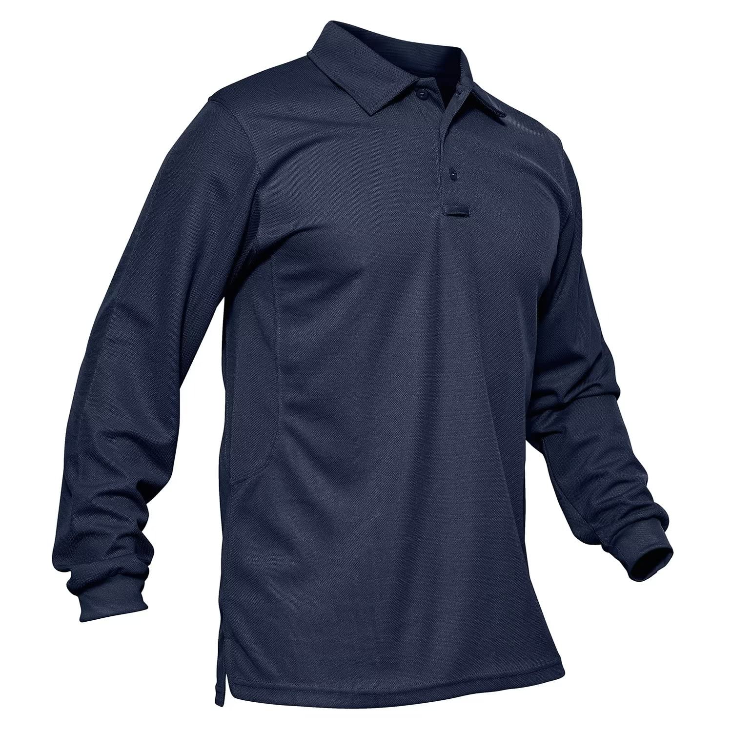 Magcomsen - Mens Long Sleeve Short Sleeve Outdoor Polo Shirt Tactical Pique Polo