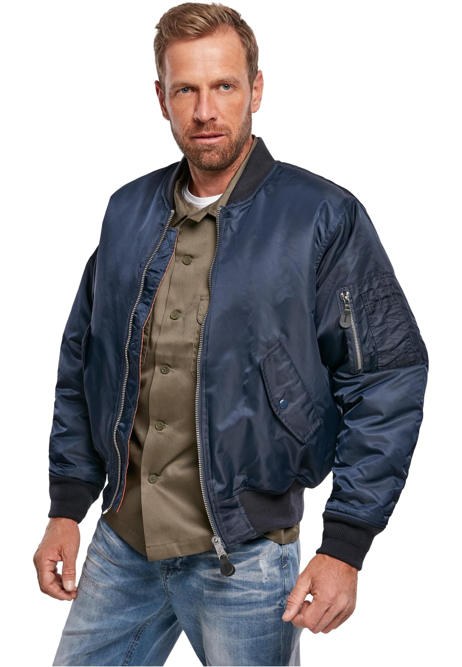 Brandit Men's MA1 Jacket Olive