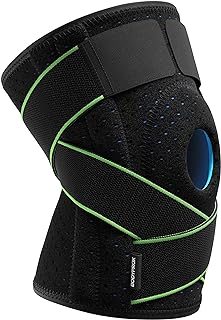 Bodyprox Knee Brace with Side Stabilizers & Patella Gel Pad Support | Knee brace for women, knee brace for men; helps support knee pain and steady daily movement.