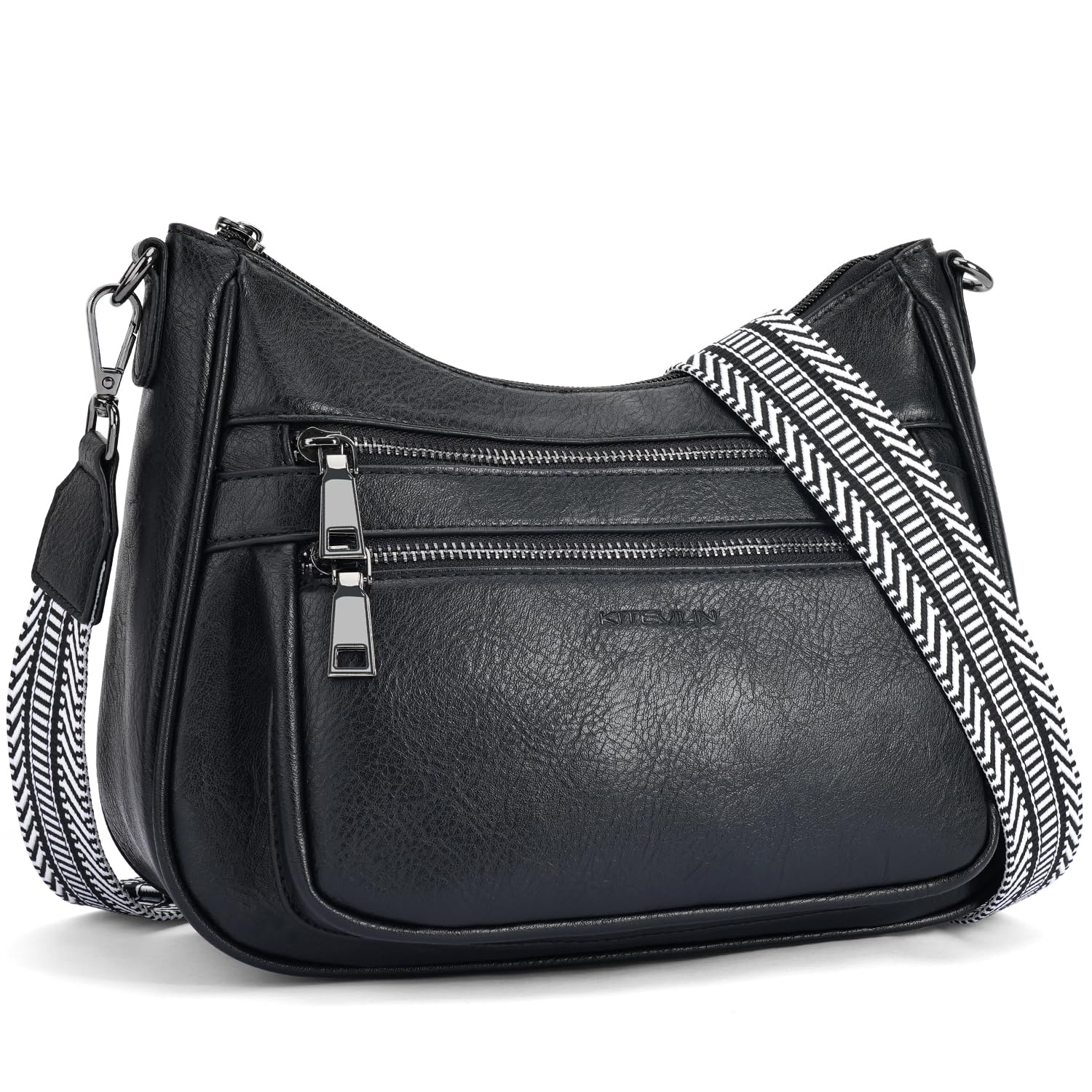 KITEVIUN Borse a tracolla da donna in pelle borsa alla moda multi tasca borse a 