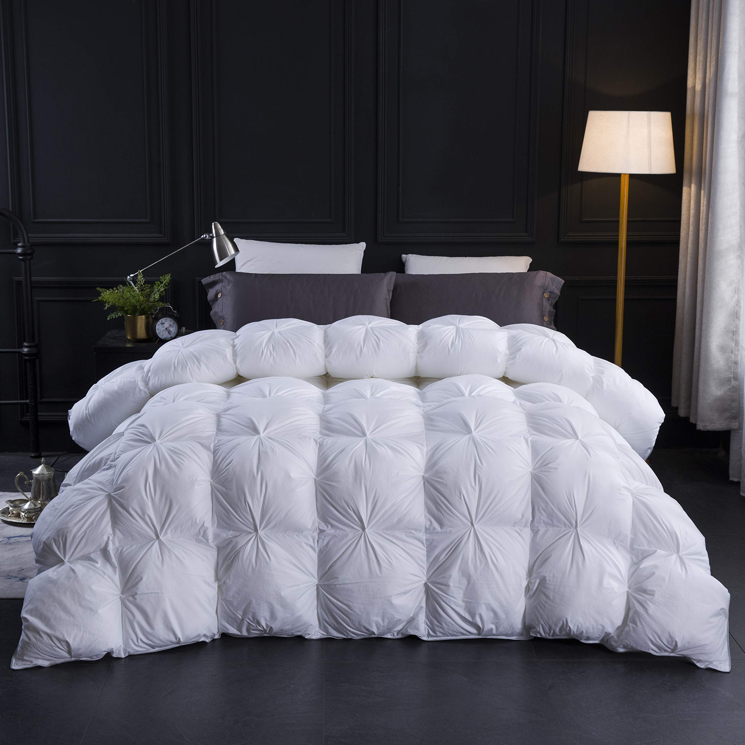 Three Geese Super King Size Duvet,Goose Feather Down Duvet All Year Round 10.5 T
